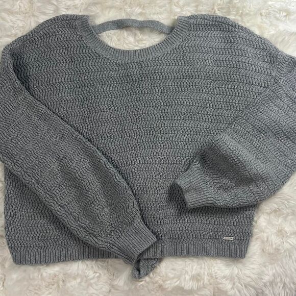 Hollister Women's Grey Sweater Sz Small - Picture 1 of 6